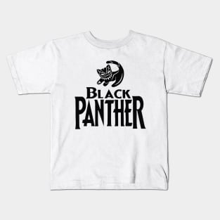 Black Panther , Black Version Kids T-Shirt